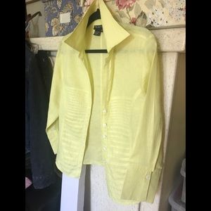 Tracy M Linen Blouse